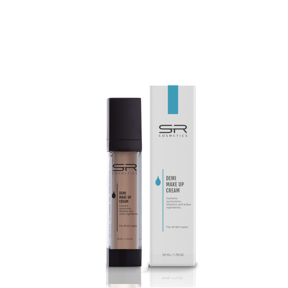 DEMI MAKE UP CREAM - 50ML | לחות דמי מייק & מסנני קרינה 50 מ"ל