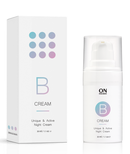 B קרם - קרם לילה פעיל לעור שמן ובעייתי | B Cream 30 ml