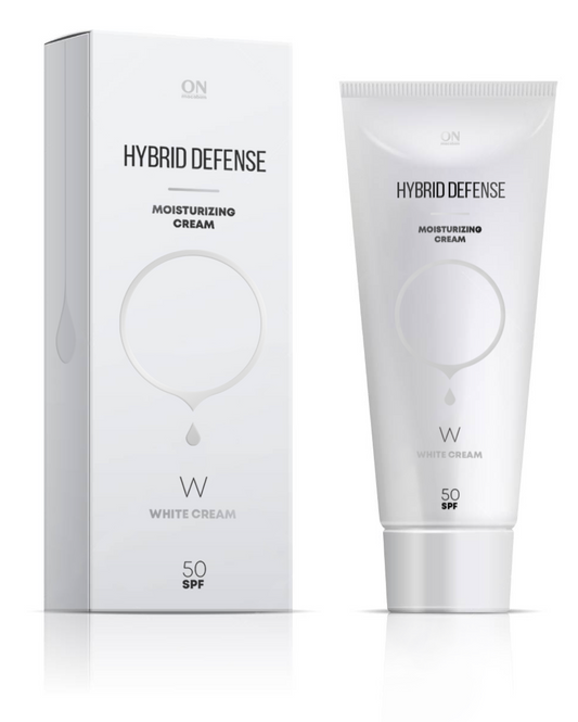 קרם לחות היברידי SPF-50 לבן | Hybrid Defense WHITE SPF-50 80 ml